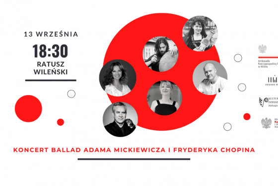 Koncert „Ballady Mickiewicza i Chopina” w Wilnie