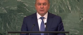 Władimir Makiej przemawia w ONZ