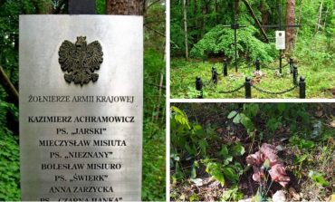 PILNE: Barbarzyństwo zbliża się do Grodna: reżim białoruski zniszczył kolejny cmentarz żołnierzy AK