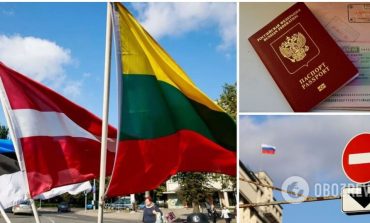 Litwa, Łotwa i Estonia nie wpuszczą Rosjan przez swoje granice lądowe. W tym z Białorusi