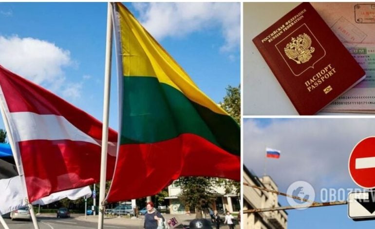 Litwa, Łotwa i Estonia nie wpuszczą Rosjan przez swoje granice lądowe. W tym z Białorusi