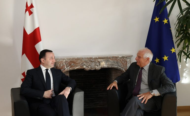 Premier Gruzji skarży się w Brukseli na opozycję