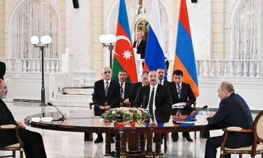Putin, Alijew i Paszinian wydali oświadczenie po spotkaniu w Soczi