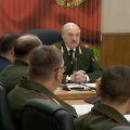 Aleksander Łukaszenko na spotkaniu 4 października.