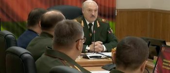 Aleksander Łukaszenko na spotkaniu 4 października.