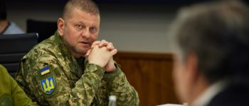 Głównodowodzący ukraińską armią gen. Wałerij Załużny
