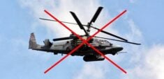 Wywiad brytyjski: Rosja traciła na Ukrainie 1/4 floty śmigłowców szturmowych
