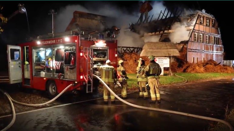 W Niemczech spłonął pensjonat dla ukraińskich uchodźców. Policja: to celowe podpalenie