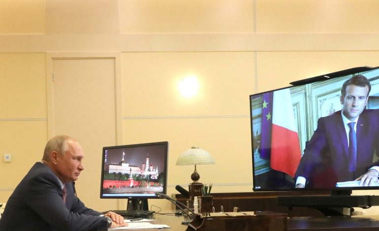 Putin odpowiada Macronowi. W tle zaproszenie dla przywódców Armenii i Azerbejdżanu