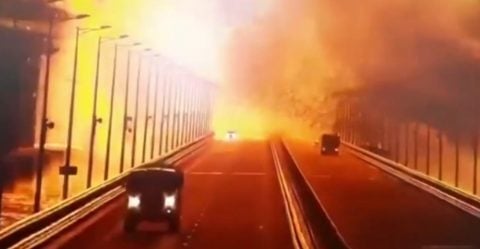 Elektryki uznane za broń! Okupanci zakazali ich wjazdu na Most Krymski