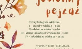 Konkurs plastyczny „Jesienny pejzaż” w Rudominie