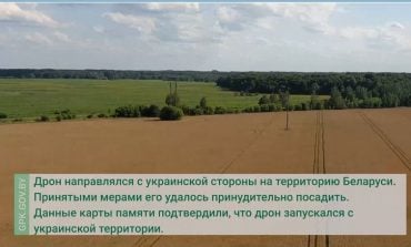 Białoruś kłamie, że ​​przechwyciła ukraińskiego drona, który miał zrzucać materiały wybuchowe (WIDEO)