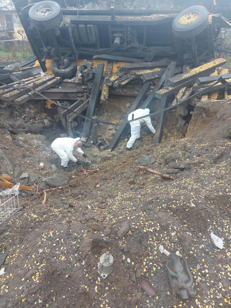 Miejsce tragedii w Przewodowie