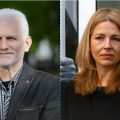 Aleś Bialacki i jego żona Natalia Pinczuk