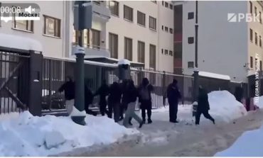 Atak na ambasadę Finlandii w Moskwie (WIDEO)