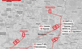 „Białoruski Gajun”: Rosjanie zwożą ciężki sprzęt pod granicę z Ukrainą