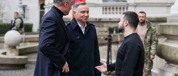 Lwów. Spotkanie Prezydentów Polski, Litwy i Ukrainy. Fot: Jakub Szymczuk KPRP