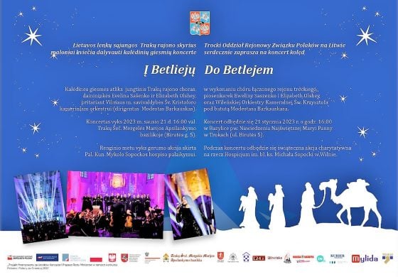 Koncert kolęd „Do Betlejem” w bazylice w Trokach