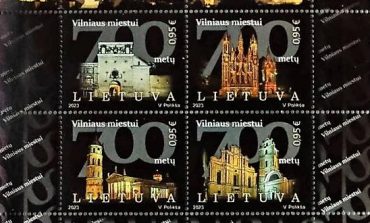 Znaczki Poczty Litewskiej z okazji 700-lecia Wilna