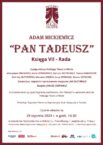 Aktorzy Polskiego Teatru w Wilnie czytają kolejną księgę „Pana Tadeusza”