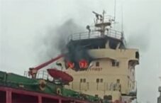 Atak rakietowy Rosji na tureckie statki w Chersoniu (WIDEO)
