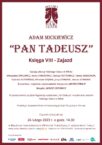 Aktorzy Polskiego Teatru w Wilnie czytają kolejną księgę „Pana Tadeusza”