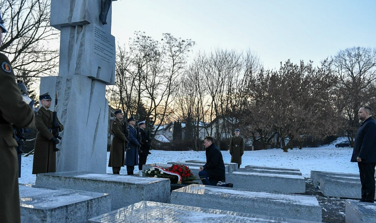 Upamiętnienie ofiar Rzezi Wołyńskiej w 80. rocznicę. Fot: twitter.com/MON_GOV_PL