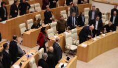 Gruzińscy parlamentarzyści z partii rządzącej odrzucili zaproszenie do Kijowa. W tle sprawa Saakaszwilego