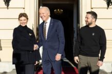 Prezydent Joe Biden w Kijowie 20.02.2023. Fot: president.gov.ua