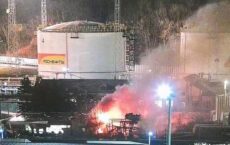 Atak dronów na skład ropy naftowej i rosyjskie koszary w Tuapse (WIDEO)