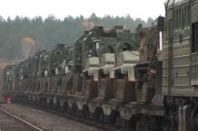 Białoruś: Ze Słonimia ruszył skład 51 wagonów ze sprzętem i wojskiem FR