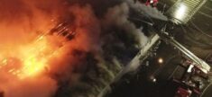 PILNE: Pożar pod Moskwą: Płonął hangar obok strategicznej fabryki