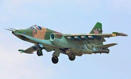 Rosyjski Su-25 roztrzaskał się wracając z „misji bojowej”