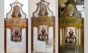 XVIII-wieczny ołtarz po renowacji powrócił do kościoła w Szyłanach