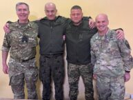 Naczelny Dowódca wojsk Ukrainy na naradzie z dowódcami z USA, W.Brytanii i Polski