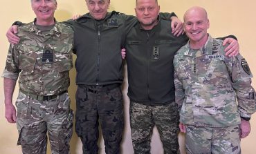 Naczelny Dowódca wojsk Ukrainy na naradzie z dowódcami z USA, W.Brytanii i Polski