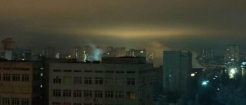 Nocny atak dronów na Kijów