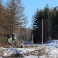 Budowa bariery na granicy fińsko - rosyjskiej. Fot: raja.fi