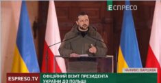 Zełenski wykonał w Warszawie gest wobec Białorusinów (WIDEO)