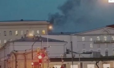 Moskwa: Pożar gmachu Ministerstwa Obrony FR (WIDEO)