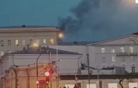 Moskwa: Pożar gmachu Ministerstwa Obrony FR (WIDEO)
