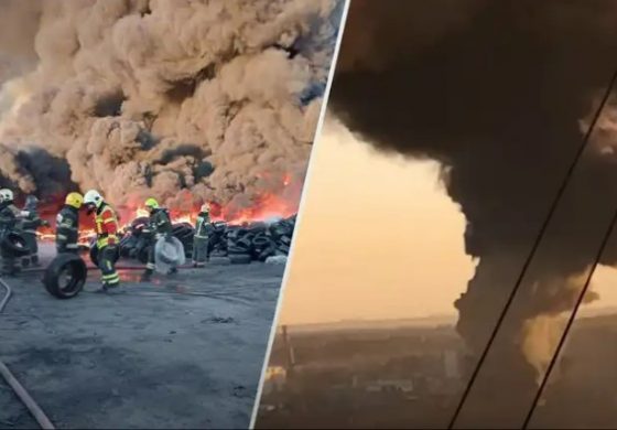Potężny pożar pod Moskwą. Słup dymu widzianu z kilu kilometrów [WIDEO]