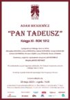 Aktorzy Polskiego Teatru w Wilnie czytają kolejną księgę „Pana Tadeusza”