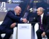Putin pogratulował Łukaszence zwycięstwa „sił patriotycznych” w wyborach
