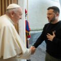 Papież Franciszek i Wołodymyr Zełenski