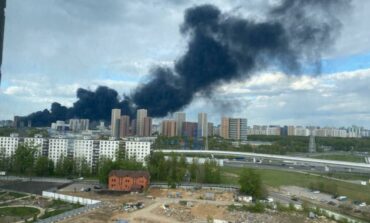 W Moskwie płonie niedawno oddany do użytku budynek. W pobliżu jest akademia FSB