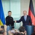 Wołodymyr Zełenski i Olaf Scholz