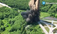 Potężna eksplozja obok symbolu „jedności” Ukrainy, Białorusi i Rosji (WIDEO)
