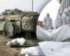 „Taśmocią śmierci”: Rosjanie budują wielkie sortownie ciał poległych na wojnie