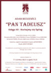 Aktorzy Polskiego Teatru w Wilnie czytają ostatnią księgę „Pana Tadeusza”